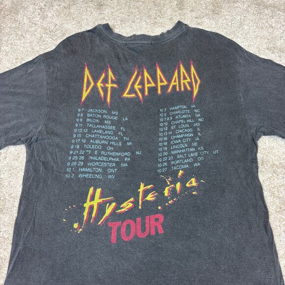 Daydreamer Free People Def Leppard T Shirt Women's Small Band Tees Retro - Picture 4 of 11